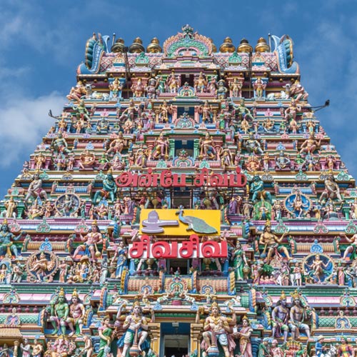 The Kapaleshwarar Temple in Mylapore, Chennai