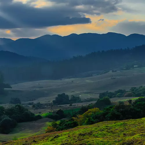 The Nilgiri Mountain Range