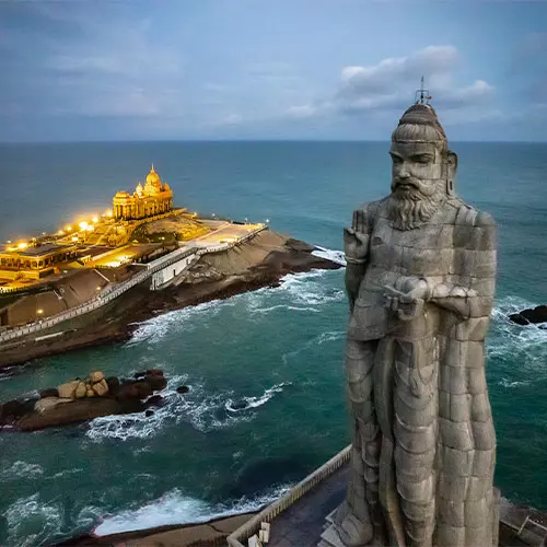 Thiruvalluvar Statue, Kanniyakumari