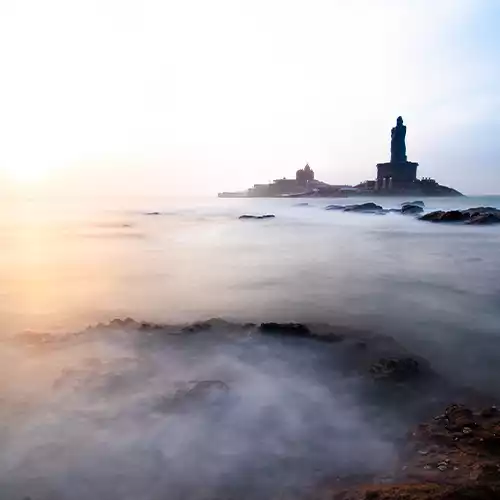 Vivekananda Rock Memorial and Thiruvalluvar Statue