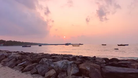 A beach, so beautiful.