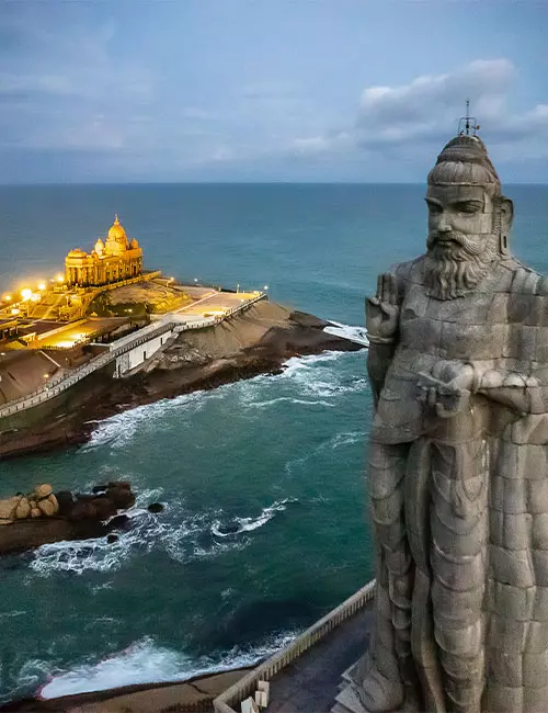 Thiruvalluvar Statue, Kanniyakumari