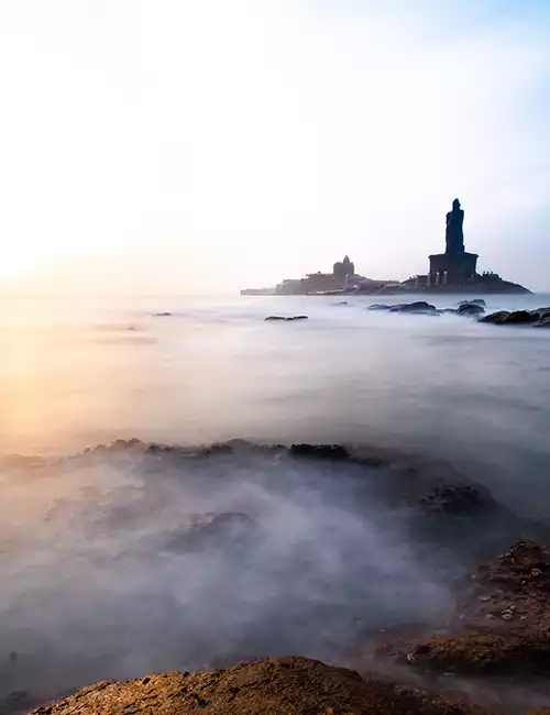 Vivekananda Rock Memorial and Thiruvalluvar Statue